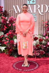 Jordin Sparks at the BET Awards 2025 held at the Peacock Theater on June 09, 2025 in Los Angeles, California.