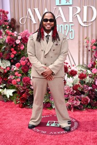Leon Thomas III at the BET Awards 2025 held at the Peacock Theater on June 09, 2025 in Los Angeles, California.