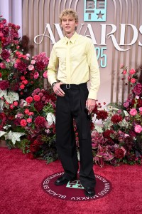 Machine Gun Kelly at the BET Awards 2025 held at the Peacock Theater on June 09, 2025 in Los Angeles, California.