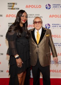 Pat Houston and Clive Davis at the 2025 Apollo Theater Spring Benefit on June 04, 2025 in New York.