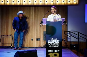 NASHVILLE, TENNESSEE - JUNE 04: Garth Brooks and Stacy Vee at Category 10 on June 04, 2025 in Nashville, Tennessee. (Photo by Jason Kempin/Billboard via Getty Images)