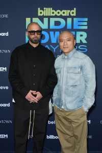 Ghazi and Mike Van at Billboard's Indie Power Players held at Harbor NYC on June 10, 2025 in New York, New York.