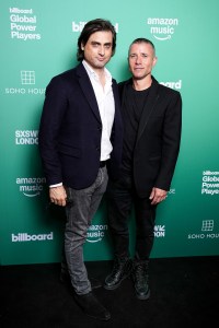 Patrick Boulos, Adam Granite at the Billboard Global Power Players party held at the Shoreditch House on June 04, 2025 in London, England.