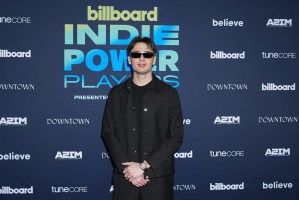 Peso Pluma at Billboard's Indie Power Players held at Harbor NYC on June 10, 2025 in New York, New York.