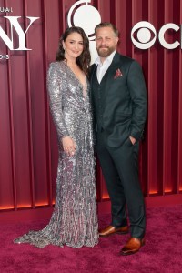 Sara Bareilles and Joe Tippett at The 78th Annual Tony Awards held at Radio City Music Hall on June 08, 2025 in New York, New York.