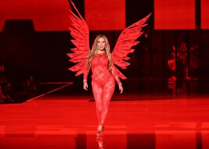 Karol G at the 2025 Victoria’s Secret Fashion Show held at Steiner Studios on October 15, 2025 in New York, New York.