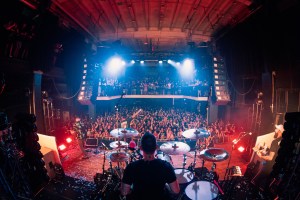 New Found Glory play the Heaven room of Masquerade in 2022.