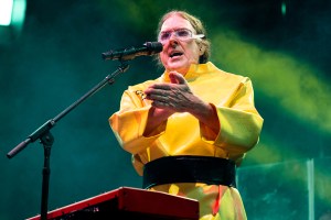 Weird Al Yankovic performs onstage during his 'Bigger & Weirder Tour' at at Madison Square Garden on July 12, 2025 in New York City.