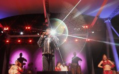 Gente de Zona performs at Doral Amp in Miami, Florida on October 14, 2025.