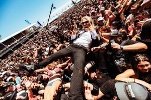 Crowd at Warped Tour on July 26, 2025 in Long Beach, California.