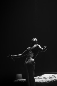 Alejandro performs on the Cosa Nuestra World Tour at Toyota Center on April 17 in Denver.