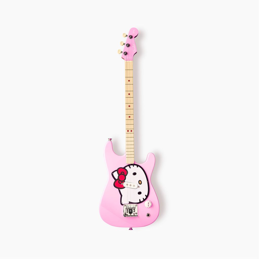 Hello Kitty Teams With Fender & Loog for Beginner Guitars for Kids