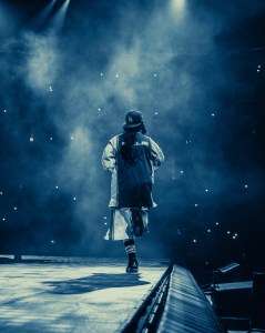 Billie Eilish performs ay UBS Arena in New York on Saturday night (Oct. 25)