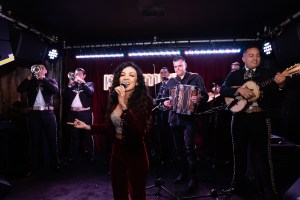 Lupita Infante during the Billboard Latin Music Week 2025 Day 2 Showcase & Happy Hour (Presented by peermusic) at Stardust Lounge on October 21, 2025 in Miami Beach, Florida.