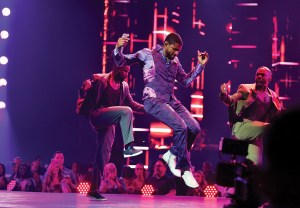 Usher performs at the grand opening of Usher: My Way - The Vegas Residency at Dolby Live at Park MGM on July 15, 2022 in Las Vegas, Nevada.