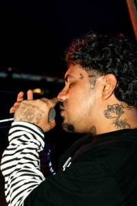 Zizzy during the Billboard Latin Music Week 2025 Day 2 Showcase & Happy Hour (Presented by peermusic) at Stardust Lounge on October 21, 2025 in Miami Beach, Florida.