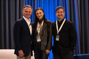 Charles Goldstuck (Left), Recording Artist Daya (Center), and David Conway (Right), President of Hard 8 Working Group and Daya’s Manager - at the GoldState Conversations in Music Conference