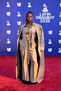 Stephanie Himonidis Sedano aka Chiquibaby attends The 26th Annual Latin GRAMMY Awards at MGM Grand Garden Arena on November 13, 2025 in Las Vegas, Nevada.