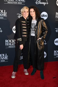 Brandi Carlile and Catherine Shepherd at 2025 Rock & Roll Hall of Fame Induction Ceremony at Peacock Theater on November 08, 2025 in Los Angeles, California.