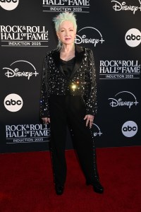 Cyndi Lauper at 2025 Rock & Roll Hall of Fame Induction Ceremony at Peacock Theater on November 08, 2025 in Los Angeles, California.
