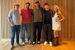 L-R: John Bradley - Country A&R Electric Feel, Ben Johnson - TurnTable Music, Jeff Garrison, Austin Rosen - CEO & Founder Electric Feel, Chandler Nicole Sherrill - Senior Director of Creative Electric Feel