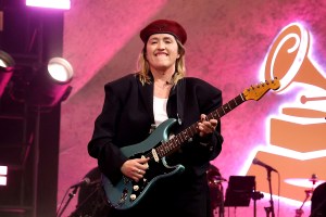 Ruzzi performs onstage during the Best New Artist Showcase during the 26th Annual Latin Grammy Awards on November 11, 2025 in Las Vegas, Nevada.