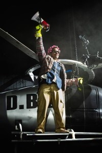 A$AP Rocky performs onstage at Tyler The Creator’s Camp Flog Gnaw Carnival held at Dodger Stadium on Nov. 23, 2025 in Los Angeles, California.