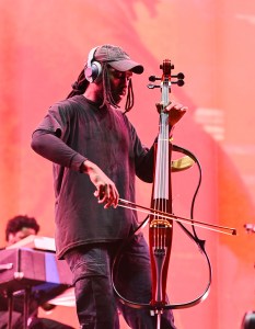 Blood Orange performs onstage at Tyler The Creator’s Camp Flog Gnaw Carnival held at Dodger Stadium on Nov. 23, 2025 in Los Angeles, California.