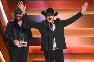 Ronnie Dunn and Kix Brooks at The 59th Annual CMA Awards held at the Bridgestone Arena on November 19, 2025 in Nashville, Tennessee.