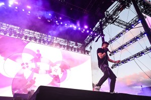 Fakemink performs onstage at Tyler The Creator’s Camp Flog Gnaw Carnival held at Dodger Stadium on Nov. 22, 2025 in Los Angeles, California.