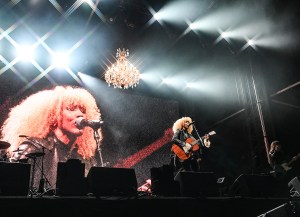 Fousheé performs onstage at Tyler The Creator’s Camp Flog Gnaw Carnival held at Dodger Stadium on Nov. 23, 2025 in Los Angeles, California.