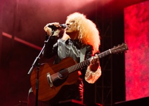 Fousheé performs onstage at Tyler The Creator’s Camp Flog Gnaw Carnival held at Dodger Stadium on Nov. 23, 2025 in Los Angeles, California.
