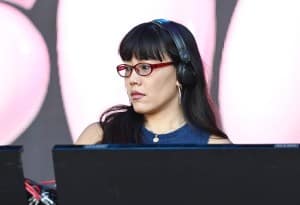 Gia Fu performs onstage at Tyler The Creator’s Camp Flog Gnaw Carnival held at Dodger Stadium on Nov. 23, 2025 in Los Angeles, California.