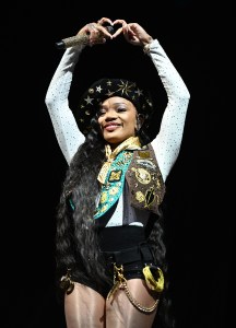 GloRilla performs onstage at Tyler The Creator’s Camp Flog Gnaw Carnival held at Dodger Stadium on Nov. 23, 2025 in Los Angeles, California.