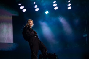 Linkin Park performs at the Corona Capital festival on Sunday, Nov. 16 2025 in Mexico City.