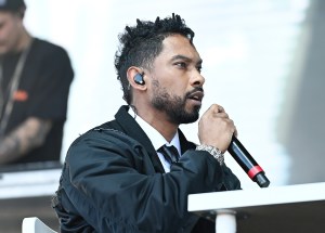 Miguel performs onstage at Tyler The Creator’s Camp Flog Gnaw Carnival held at Dodger Stadium on Nov. 23, 2025 in Los Angeles, California.