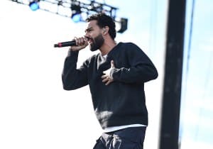 Navy Blue performs onstage at Tyler The Creator’s Camp Flog Gnaw Carnival held at Dodger Stadium on Nov. 22, 2025 in Los Angeles, California.