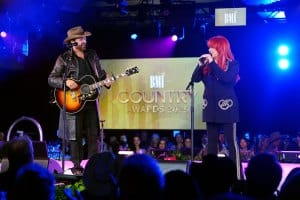 Randy Houser and Wynonna Judd perform onstage at the 2025 BMI Country Awards at BMI on Nov. 18, 2025 in Nashville, Tennessee.