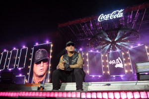 Wisin performs at Coca Cola Flow Fest in Mexico City, Mexico on November 22, 2025.