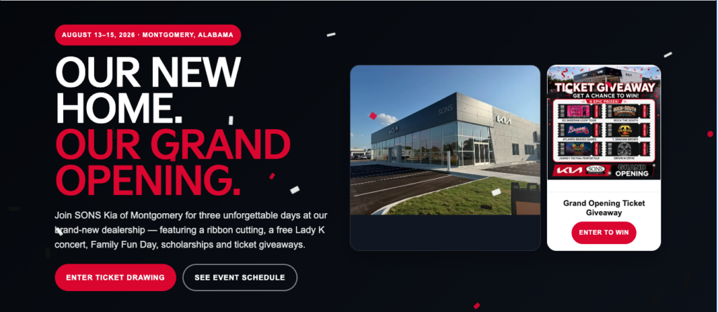 SONS of Kia Montgomery Grand Opening